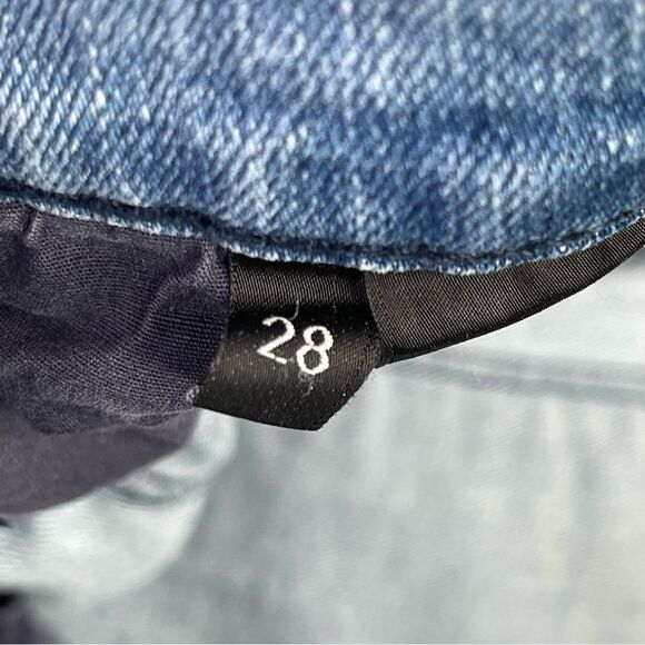 J Brand Jeans Women’s 28 Blue Straight Capri Mid-Rise Light Wash Denim Ruby - Picture 8 of 14